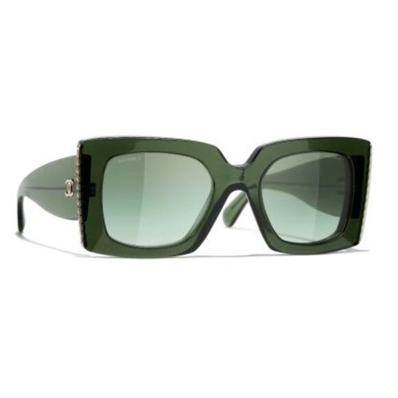 Chanel 5480-H 1718/S3 52-22-140mm Square Sunglasses - Picture 2 of 4